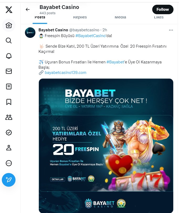 Bayabetcasino Twitter
