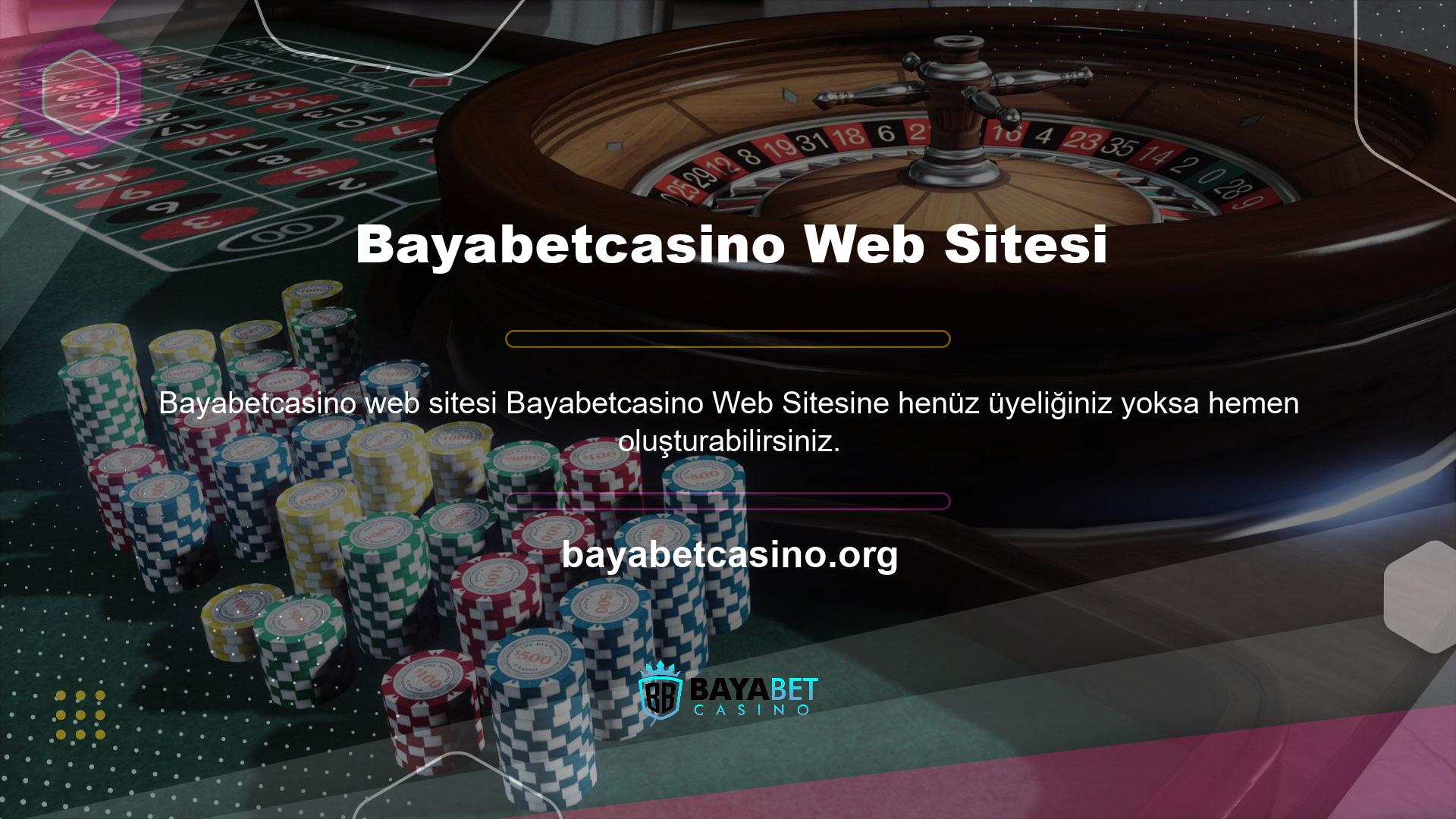 Bu etkinliklere katılmak için lütfen Bayabetcasino web sitesini ziyaret edin ve sağ üst köşedeki "Abone Ol" butonuna tıklayın
